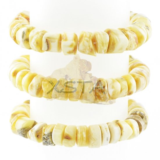 Baltic amber yellow natural bracelet